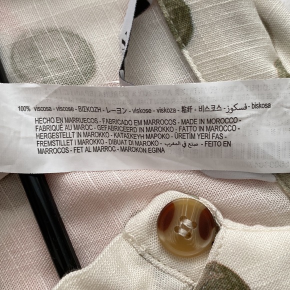 Zara Ivory, Green Polka Dot Crop Top - Picture 6 of 7